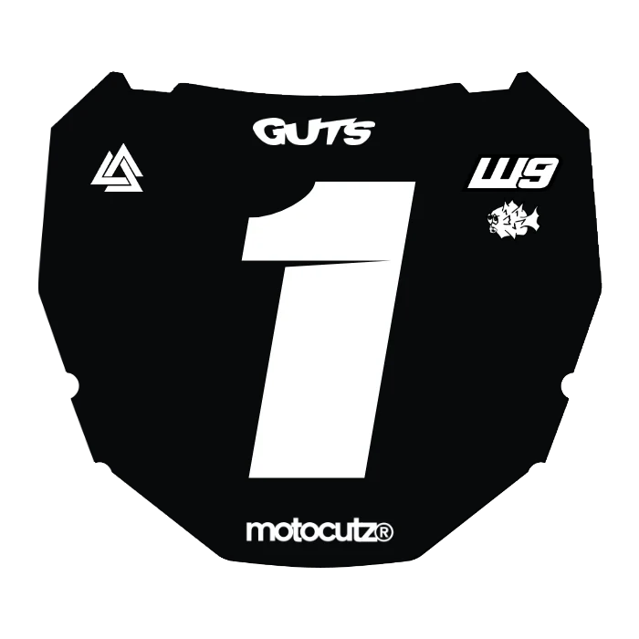 CUSTOM ODI NUMBER PLATE DECAL