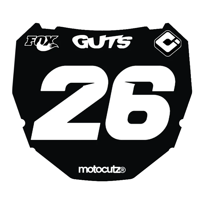 CUSTOM ODI NUMBER PLATE DECAL