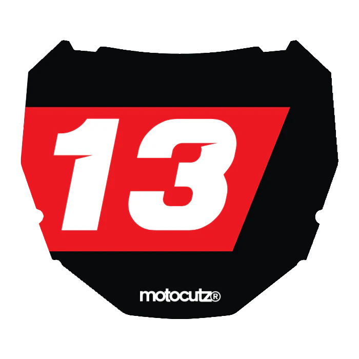 CUSTOM ODI NUMBER PLATE DECAL