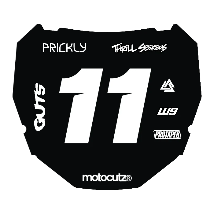 CUSTOM ODI NUMBER PLATE DECAL
