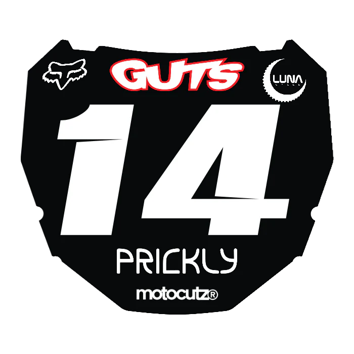 CUSTOM ODI NUMBER PLATE DECAL