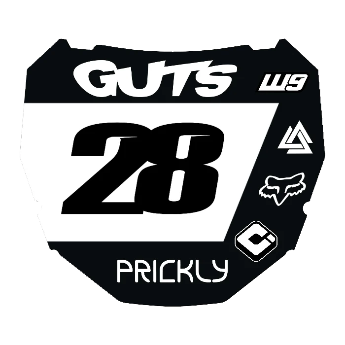 CUSTOM ODI NUMBER PLATE DECAL