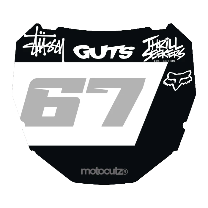 CUSTOM ODI NUMBER PLATE DECAL