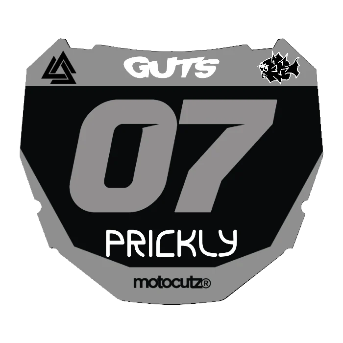 CUSTOM ODI NUMBER PLATE DECAL
