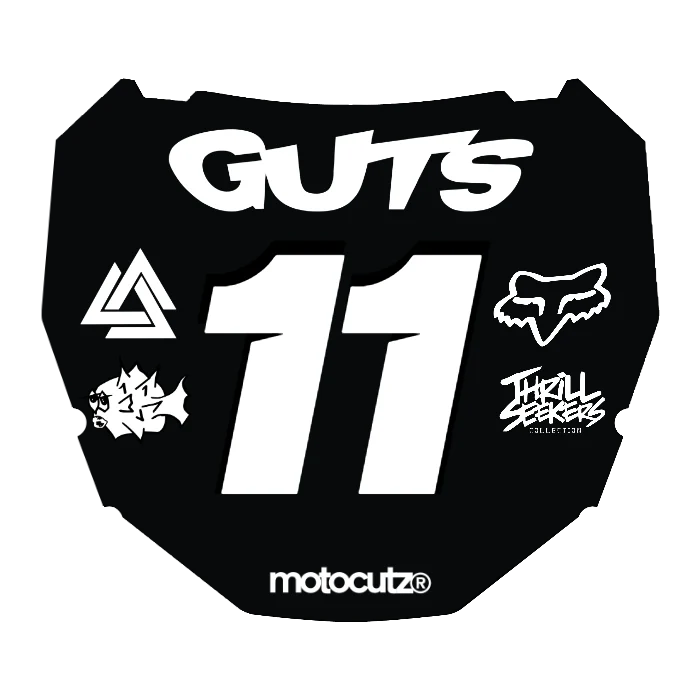 CUSTOM ODI NUMBER PLATE DECAL