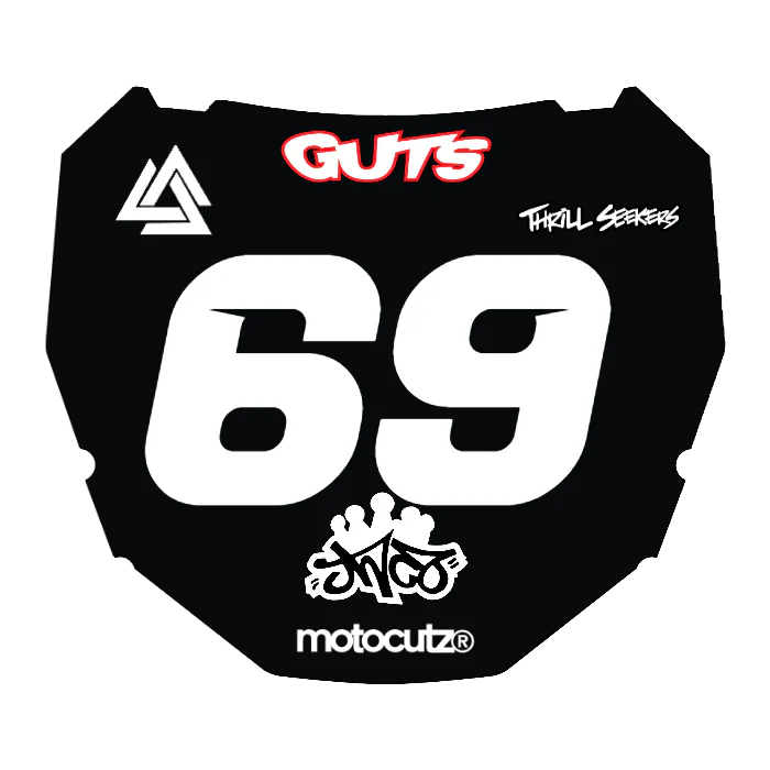 CUSTOM ODI NUMBER PLATE DECAL