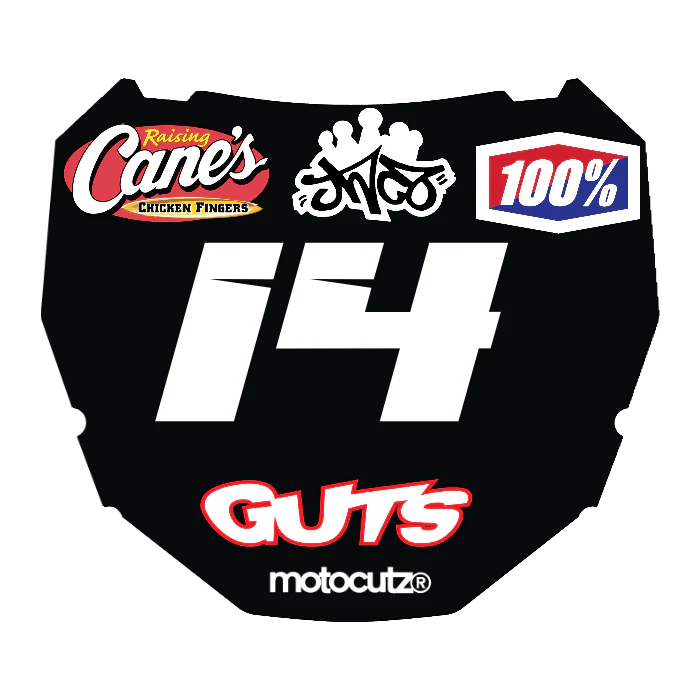 CUSTOM ODI NUMBER PLATE DECAL