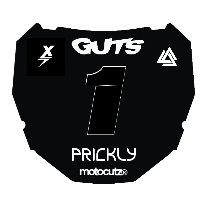 CUSTOM ODI NUMBER PLATE DECAL