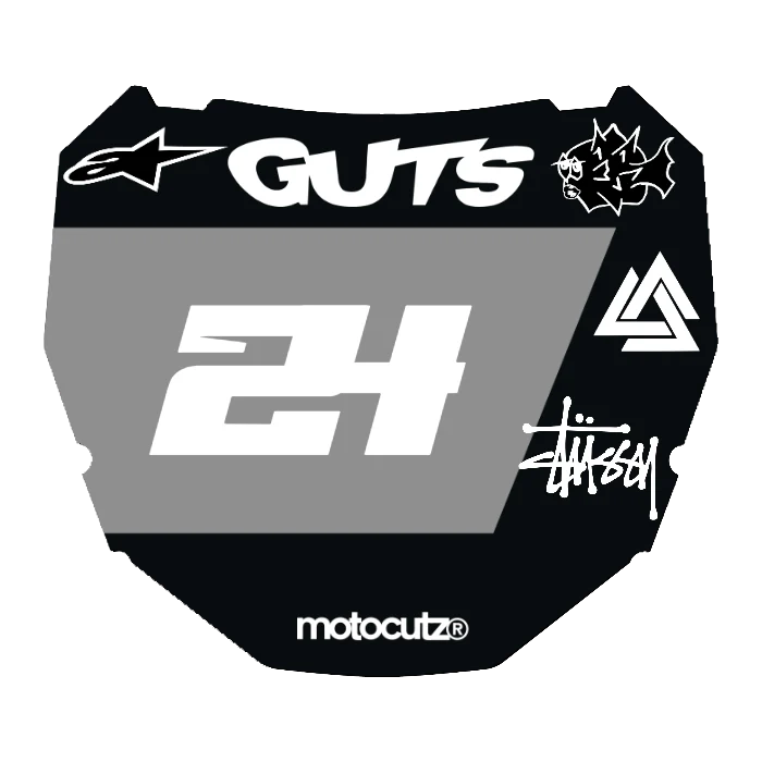 CUSTOM ODI NUMBER PLATE DECAL