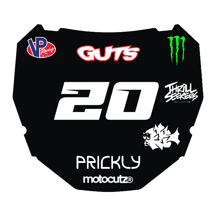 CUSTOM ODI NUMBER PLATE DECAL