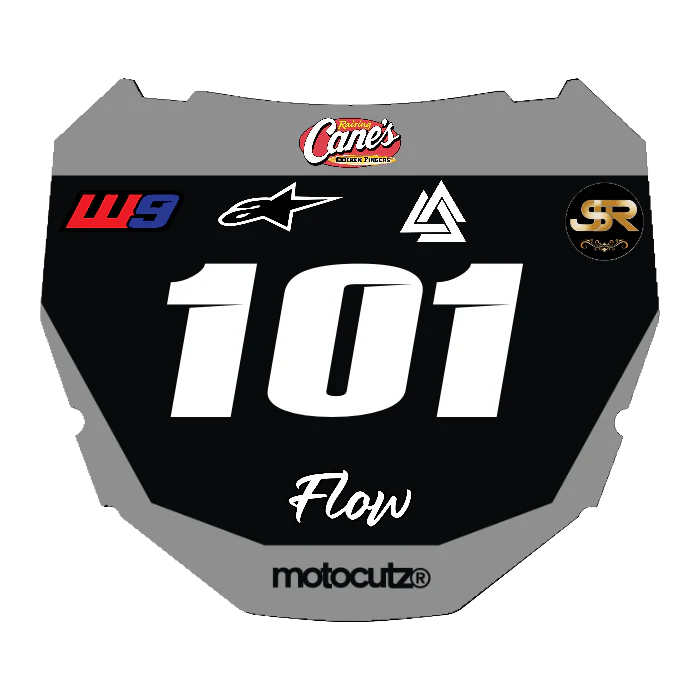 CUSTOM ODI NUMBER PLATE DECAL