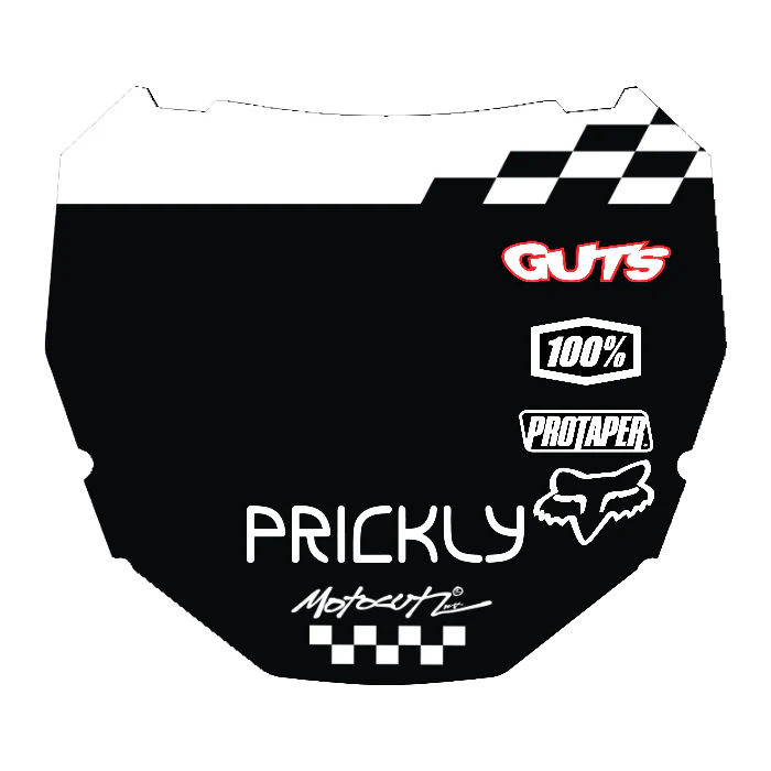 CUSTOM ODI NUMBER PLATE DECAL