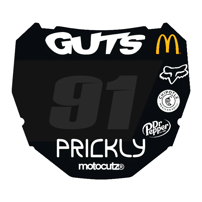 CUSTOM ODI NUMBER PLATE DECAL