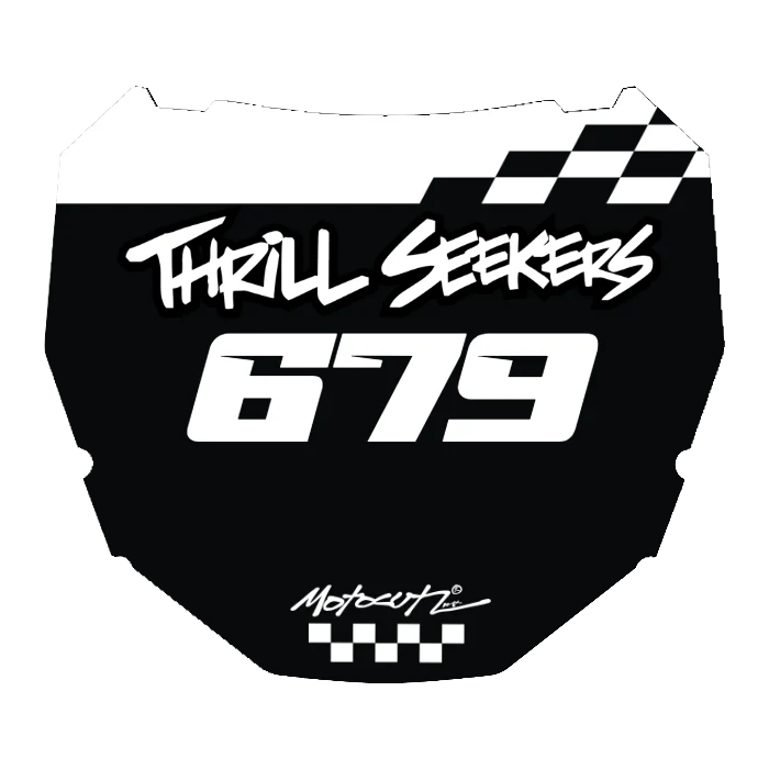 CUSTOM ODI NUMBER PLATE DECAL