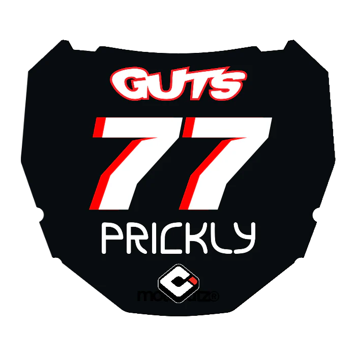 CUSTOM ODI NUMBER PLATE DECAL