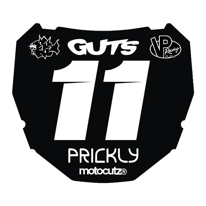 CUSTOM ODI NUMBER PLATE DECAL