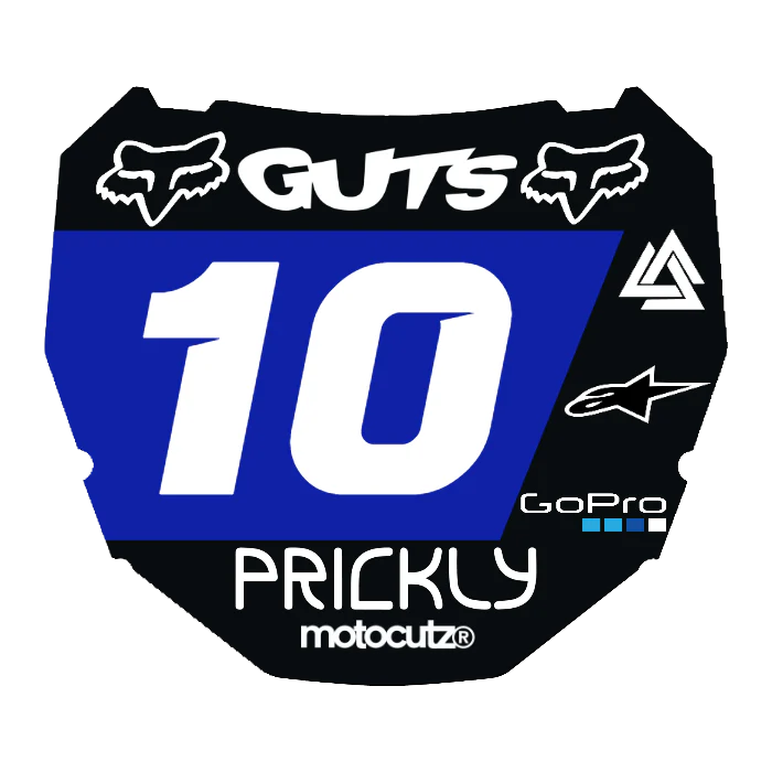 CUSTOM ODI NUMBER PLATE DECAL