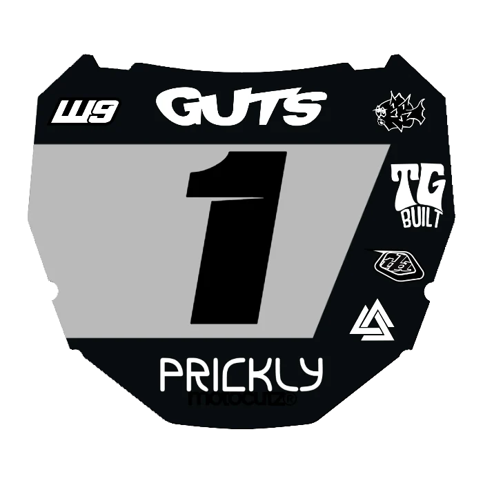 CUSTOM ODI NUMBER PLATE DECAL