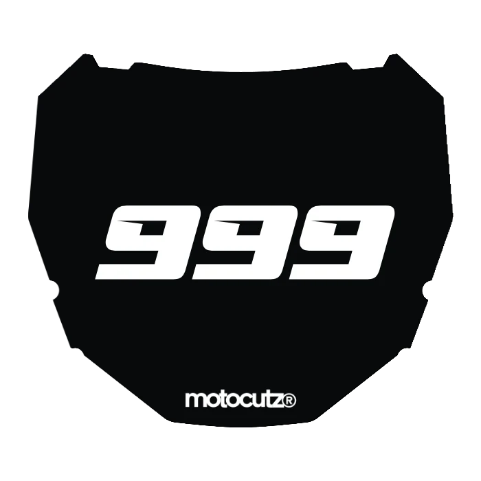 CUSTOM ODI NUMBER PLATE DECAL