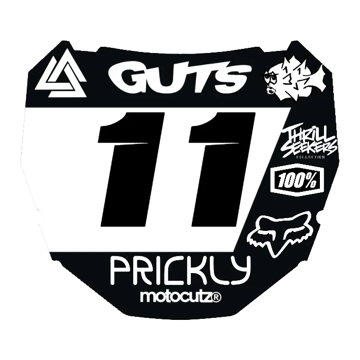 CUSTOM ODI NUMBER PLATE DECAL
