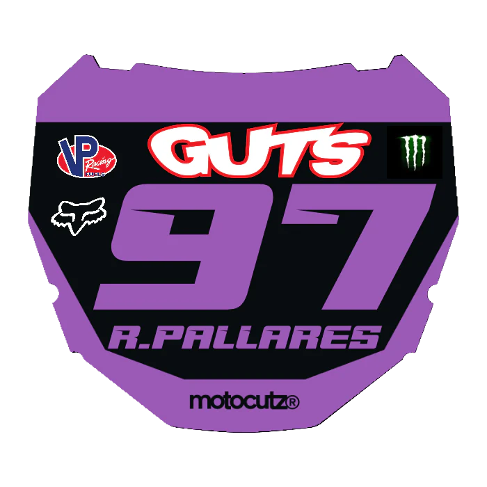 CUSTOM ODI NUMBER PLATE DECAL