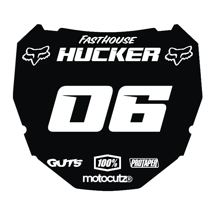 CUSTOM ODI NUMBER PLATE DECAL