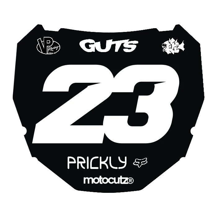 CUSTOM ODI NUMBER PLATE DECAL