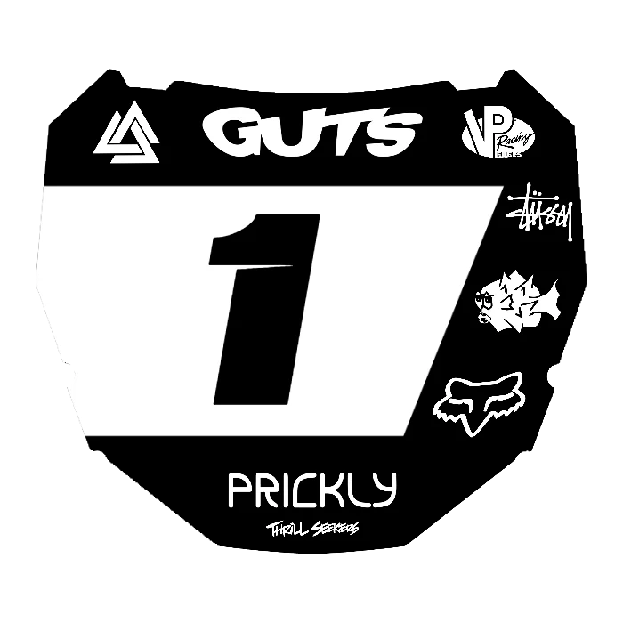 CUSTOM ODI NUMBER PLATE DECAL