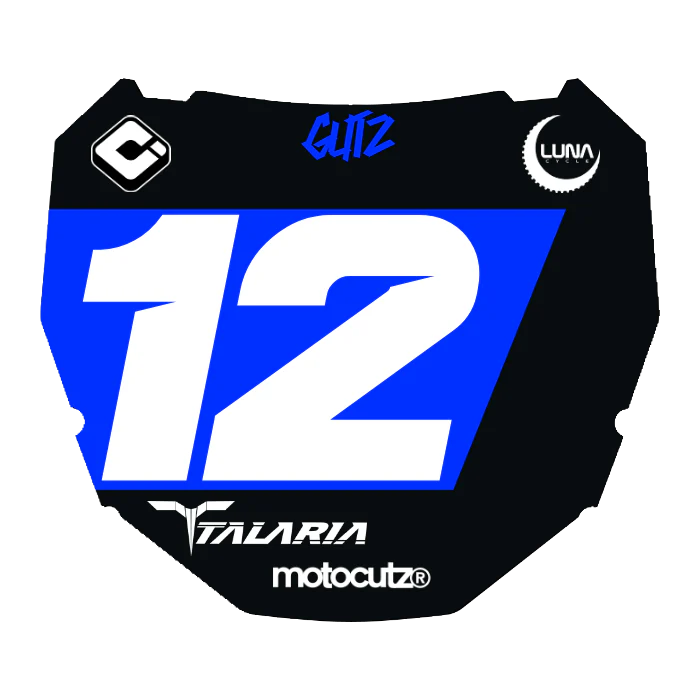 CUSTOM ODI NUMBER PLATE DECAL