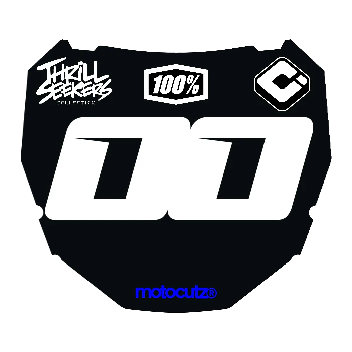 CUSTOM ODI NUMBER PLATE DECAL