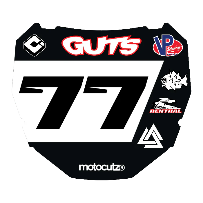 CUSTOM ODI NUMBER PLATE DECAL