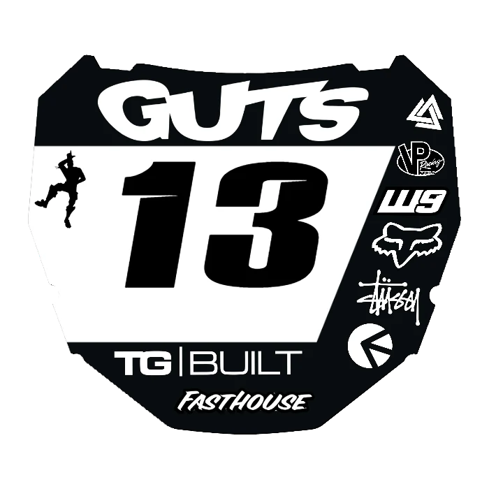 CUSTOM ODI NUMBER PLATE DECAL