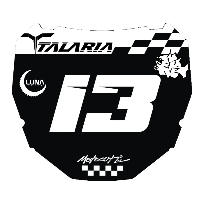 CUSTOM ODI NUMBER PLATE DECAL