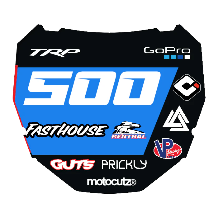 CUSTOM ODI NUMBER PLATE DECAL