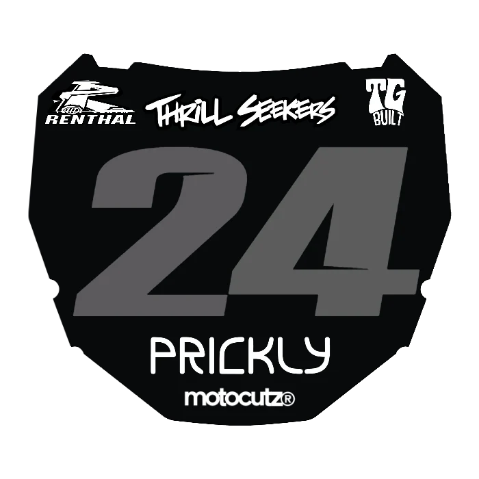 CUSTOM ODI NUMBER PLATE DECAL