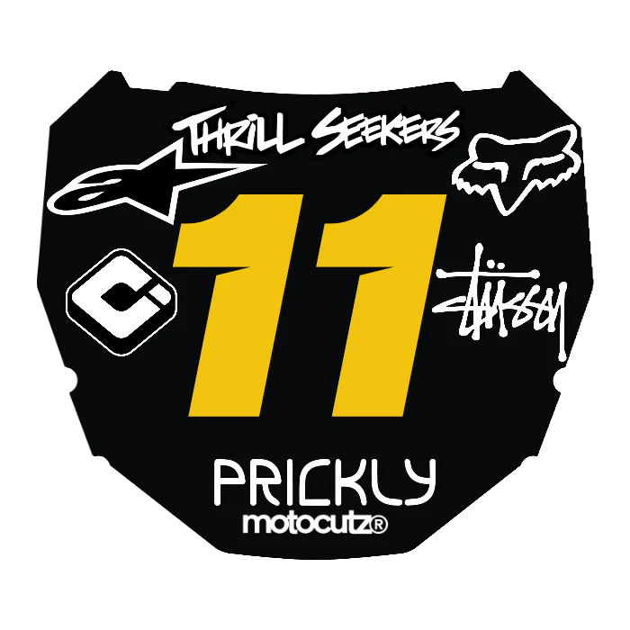 CUSTOM ODI NUMBER PLATE DECAL