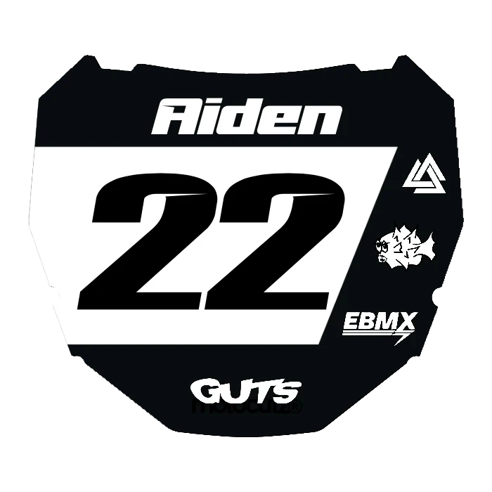 CUSTOM ODI NUMBER PLATE DECAL