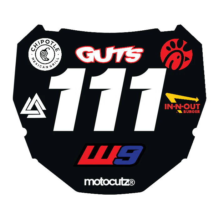 CUSTOM ODI NUMBER PLATE DECAL