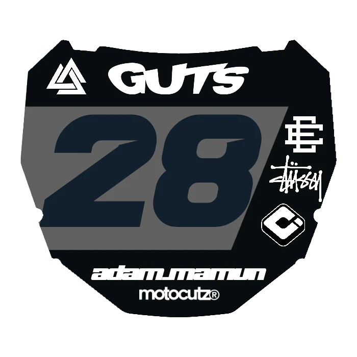 CUSTOM ODI NUMBER PLATE DECAL