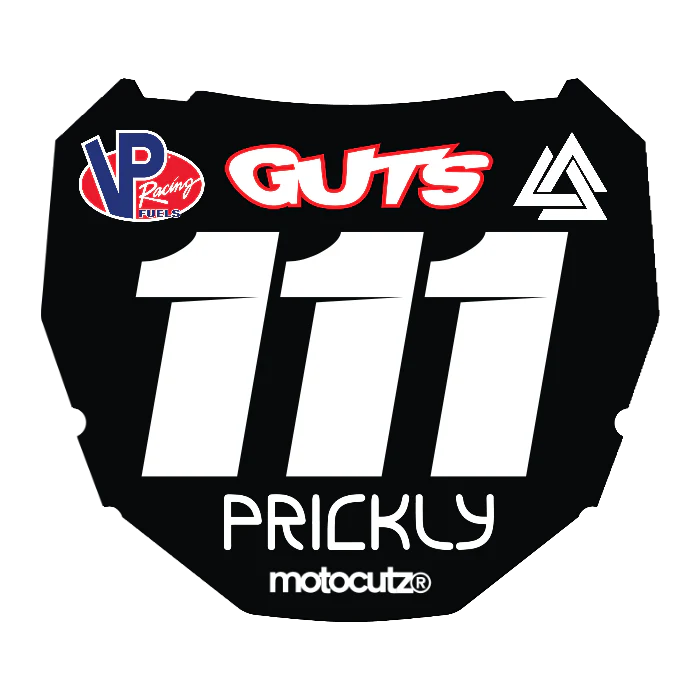 CUSTOM ODI NUMBER PLATE DECAL