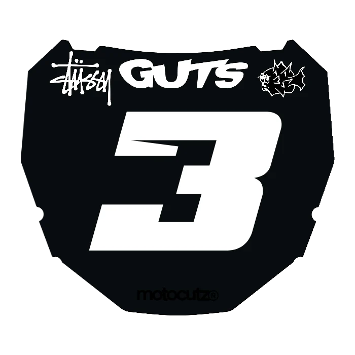 CUSTOM ODI NUMBER PLATE DECAL