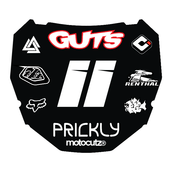 CUSTOM ODI NUMBER PLATE DECAL