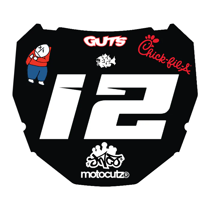 CUSTOM ODI NUMBER PLATE DECAL