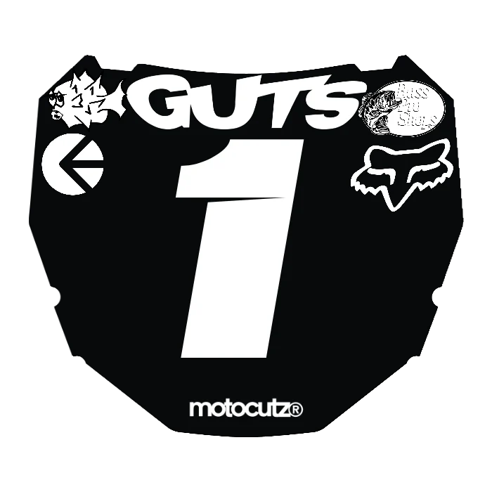 CUSTOM ODI NUMBER PLATE DECAL