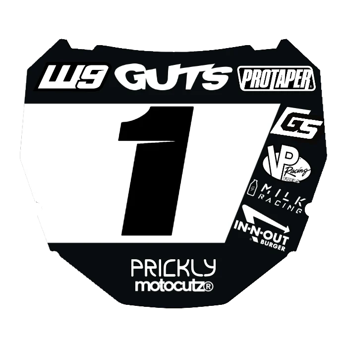 CUSTOM ODI NUMBER PLATE DECAL