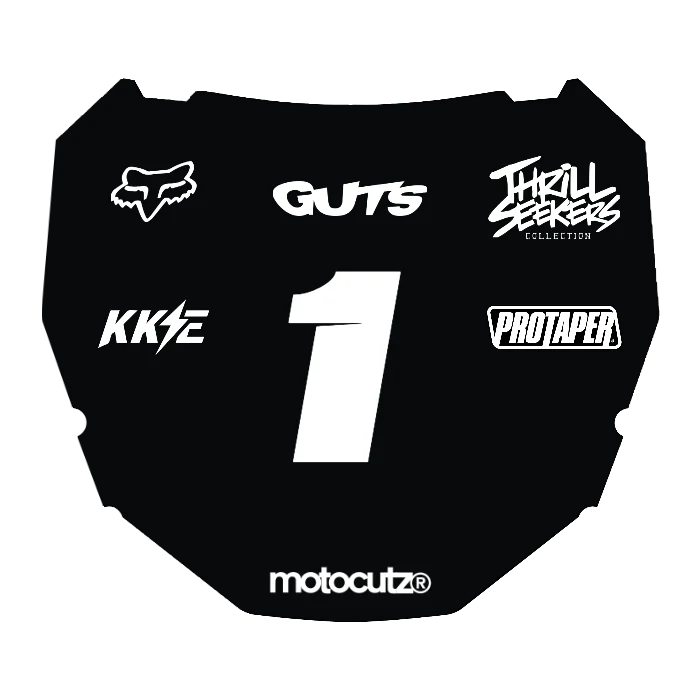 CUSTOM ODI NUMBER PLATE DECAL