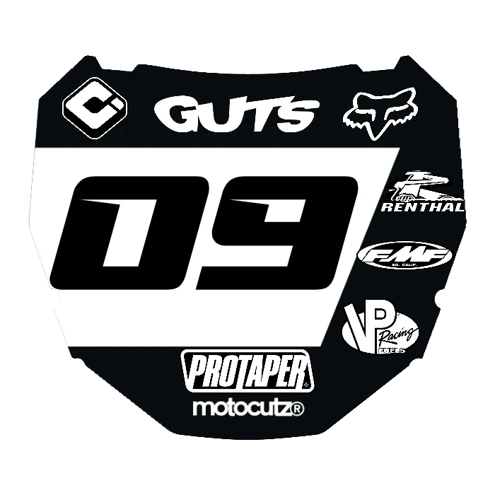 CUSTOM ODI NUMBER PLATE DECAL