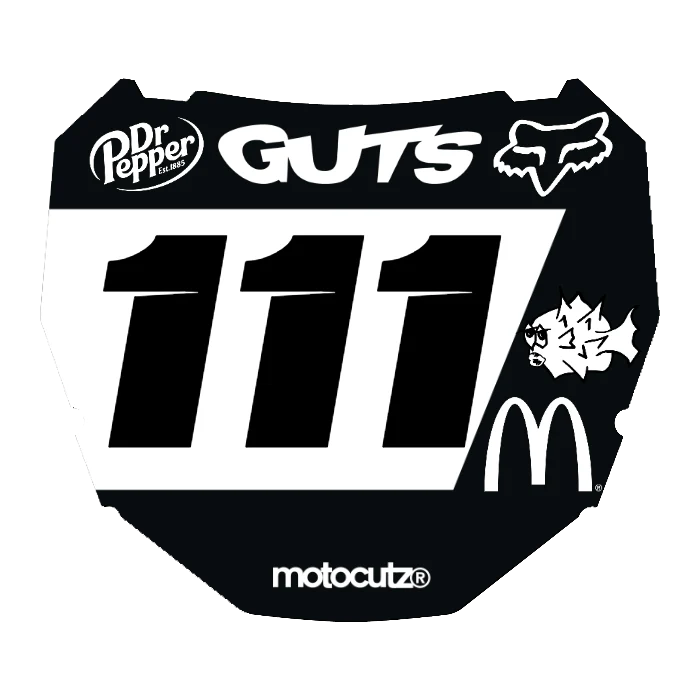 CUSTOM ODI NUMBER PLATE DECAL