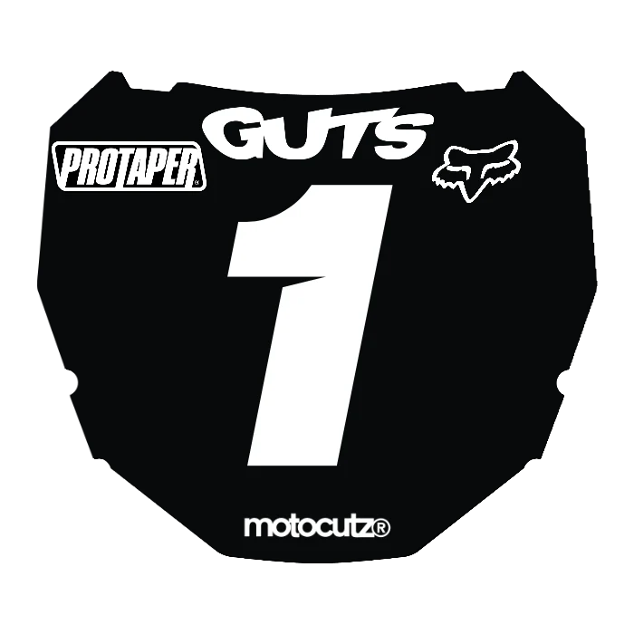 CUSTOM ODI NUMBER PLATE DECAL