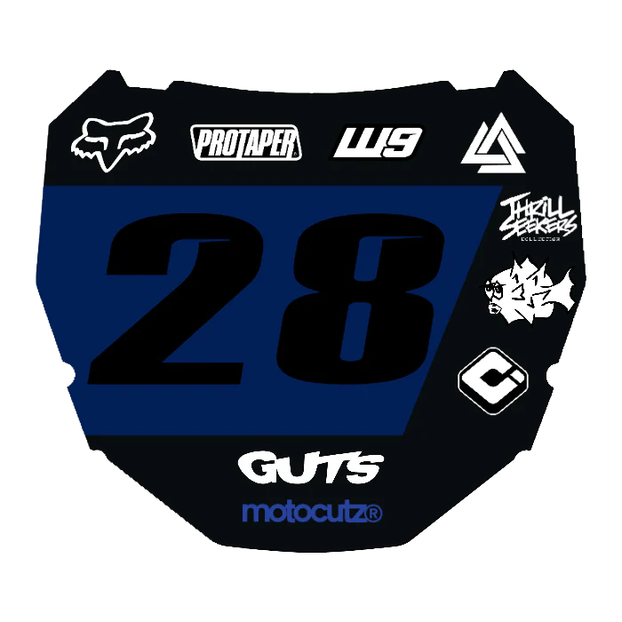 CUSTOM ODI NUMBER PLATE DECAL